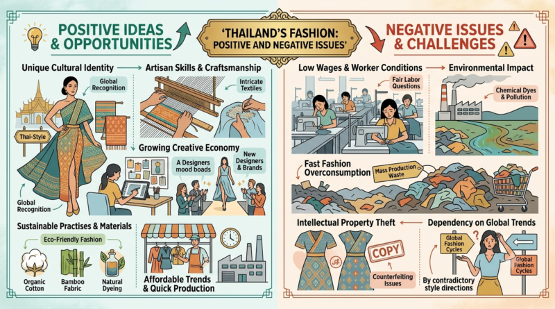 Positive and negative issues related to Thailand Fashion